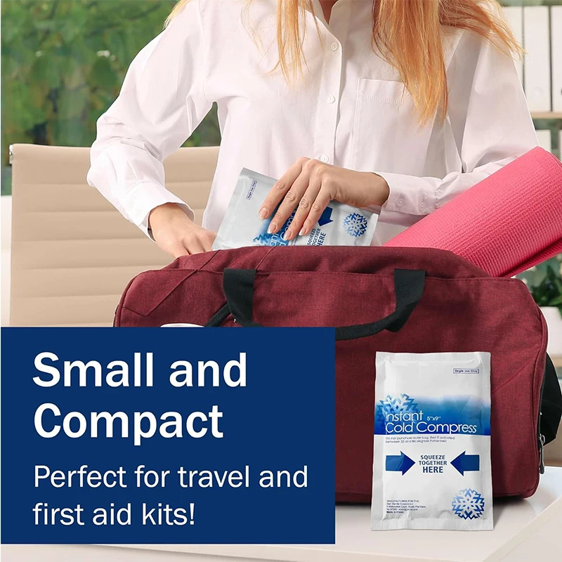 Disposable First Aid Ammonium Nitrate Instant Cold Compress Ice Pack for Sports Injury