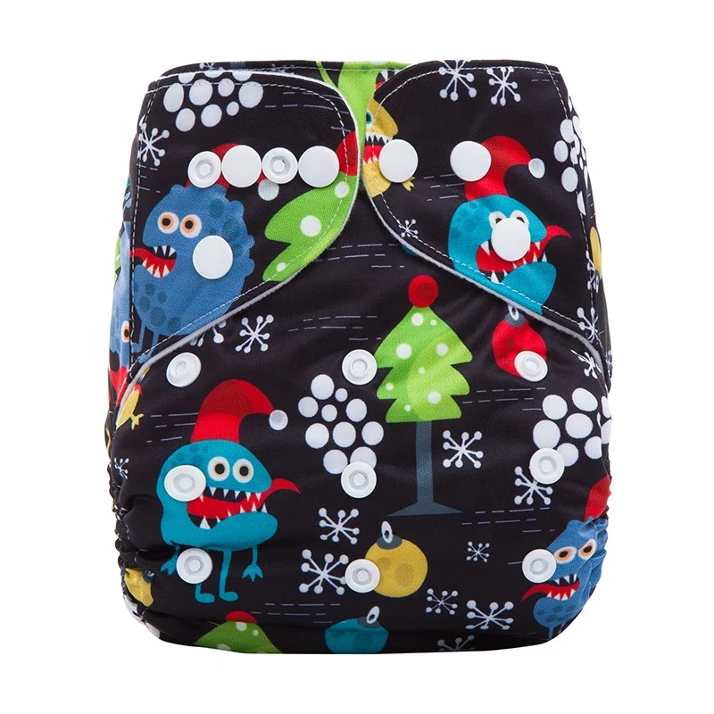 Оптовая продажа супер мягкие многоразовые стираемые тканевые подгузники бамбуковый уголь анти-протекающие