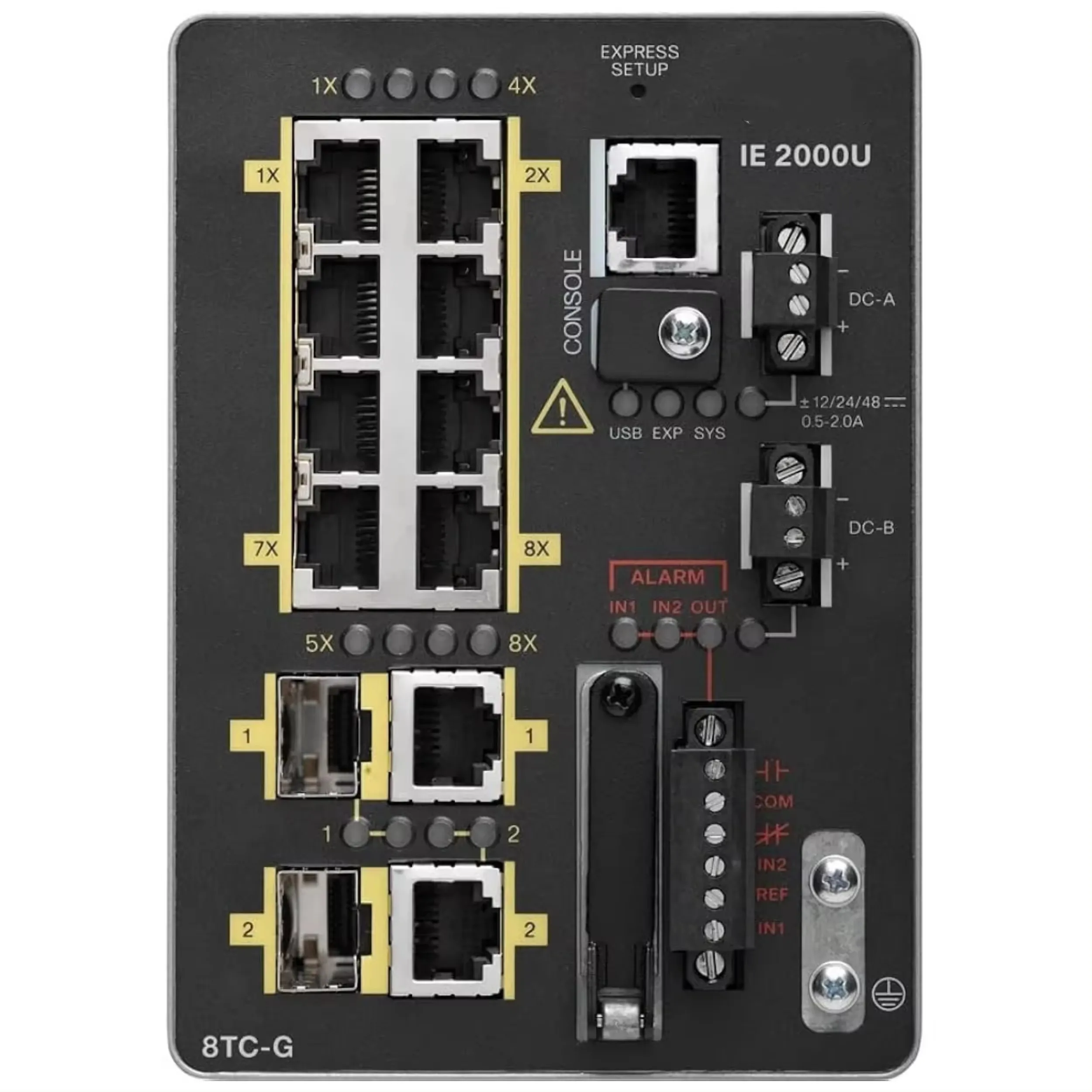 IE-1000-4P2S-LM Cisco IE Switch 2GE SFP +4 FE Copper Ports L2 PoE ...