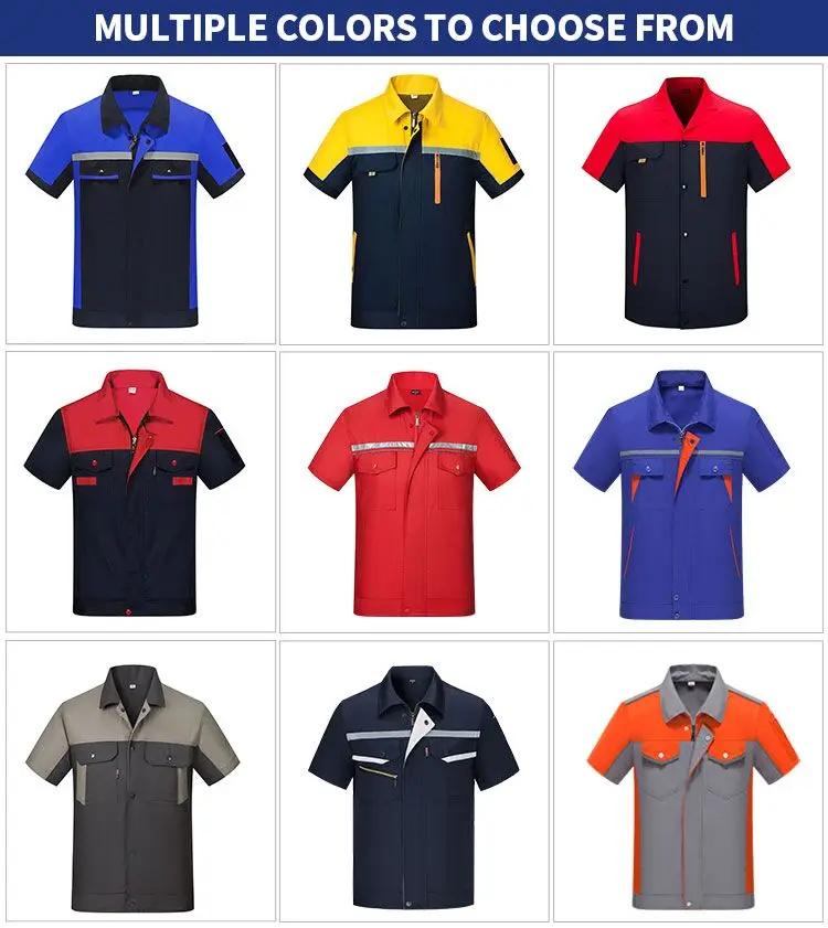 Workwear Jacket and Pants Work Scrub Custom Construction Suit Overalls Car Repair Clothes Uniform Workwear Security Industrial
