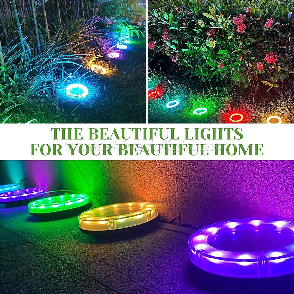Shinedo Solar Ground Lights - Durable, Multi-Color, IP65
