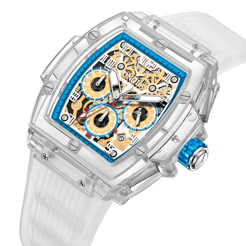 NEW Fashion ONOLA 6810 Luxury Watches Men Wrist Waterproof Square Watch Customized Men Quartz Watches