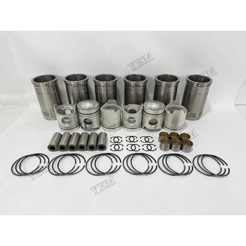 Cylinder Liner Kit for Mitsubishi 6D20 Industrial Engine Parts
