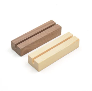 Деревянный держатель визитных карточек стойка регистрации