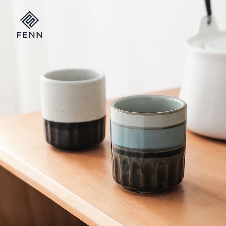 product fenn high quality vintage pottery cup customized creative tea water coffee ceramic cup for home stoneware tea cup-62