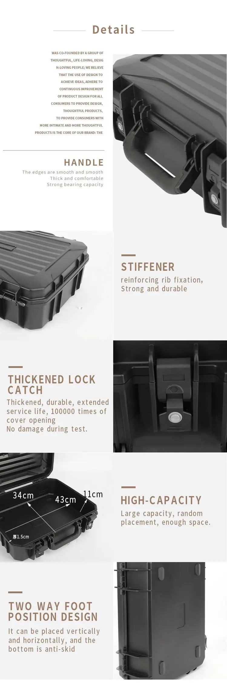 Multifunction Rugged Case Rugged Equipment Case Waterproof Tool Case Rainbow Manufacture ...