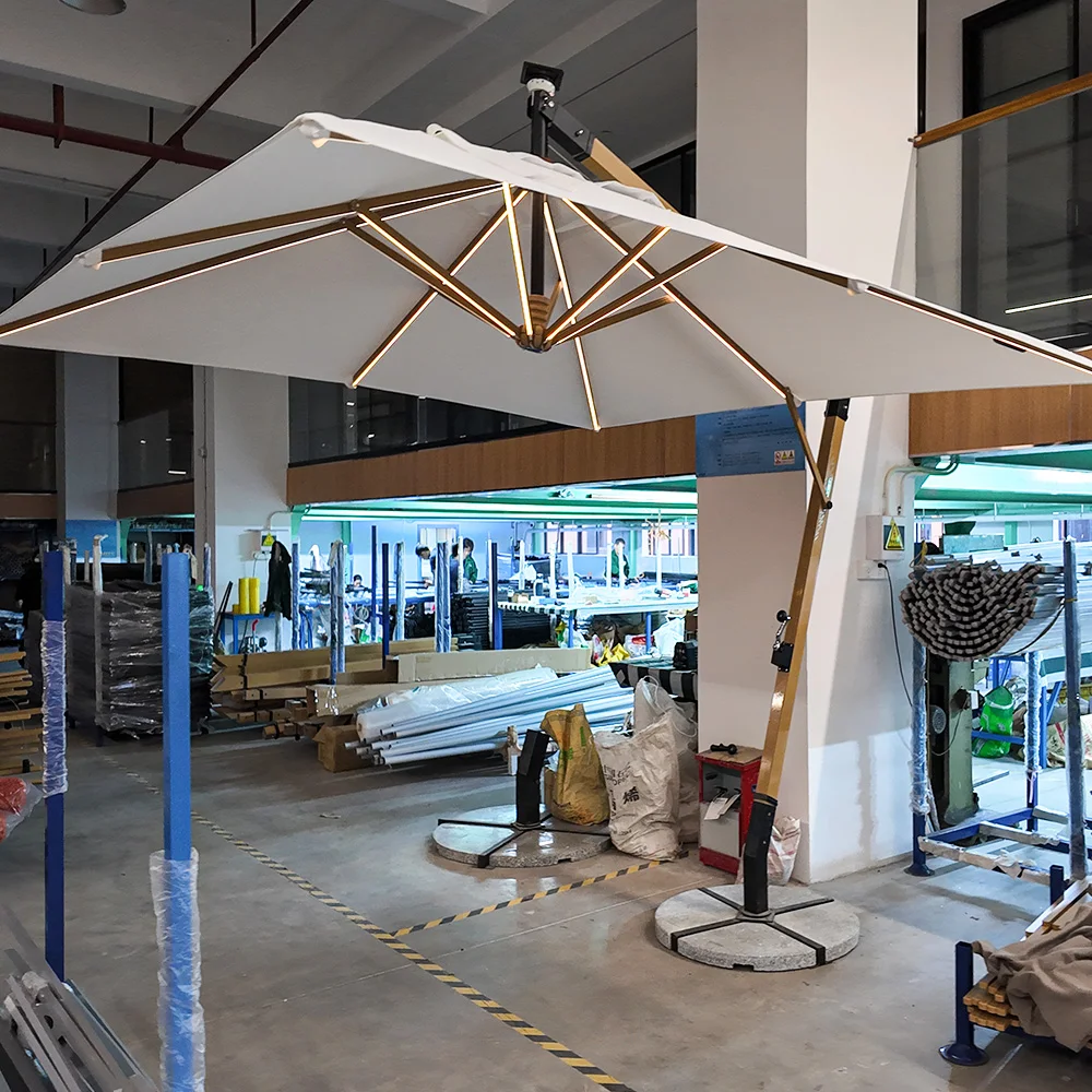 electric patio parasol umbrella heater AZ Patio Heaters Indoor/Outdoor Electric Parasol Heater