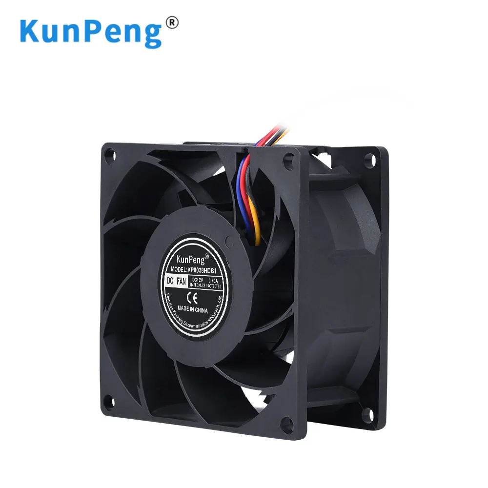 Ventilateur de refroidissement 12 V 4 W avec volets d'aération à sens