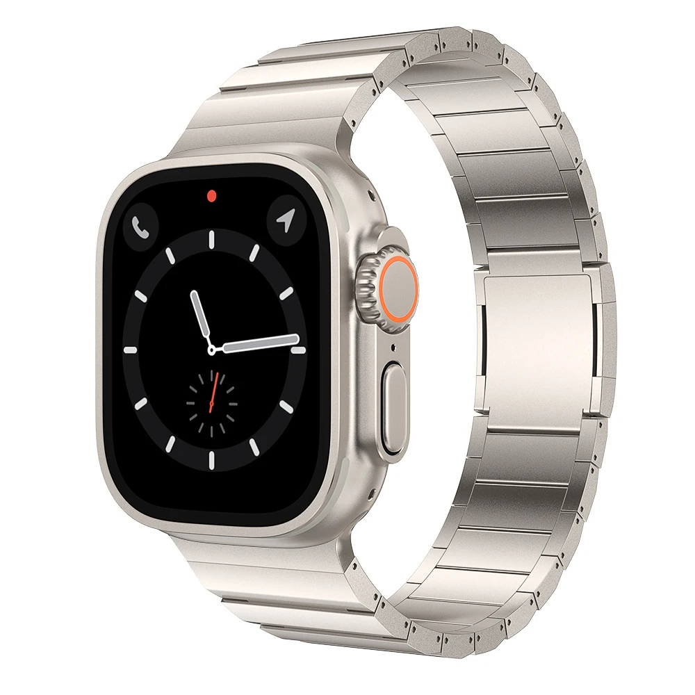 Luxury Titanium Watch Strap For Apple Watch Band Ultra 2 49mm