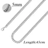 Catena Cubana in Argento - 5mm