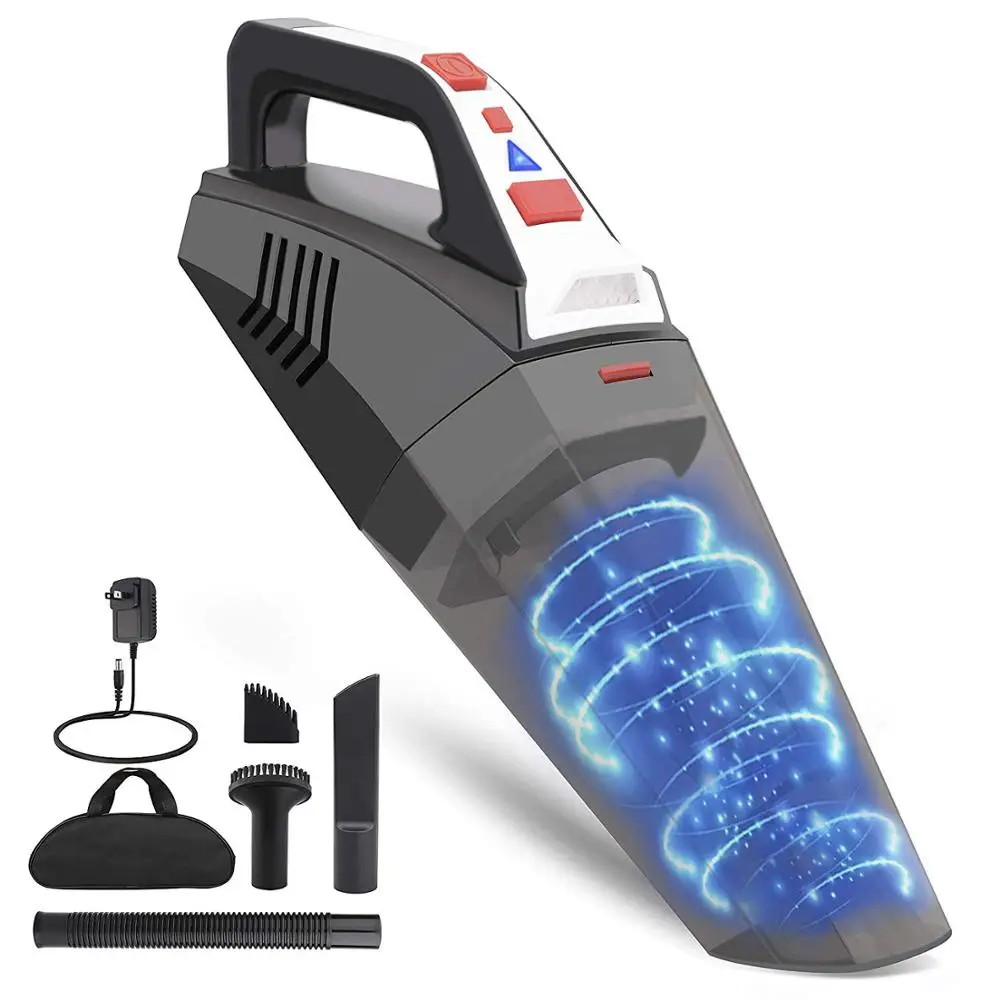 Новый дизайн нержавеющий + HEPA 12 в 5500 ПА Ручной беспроводной домашний пылесос