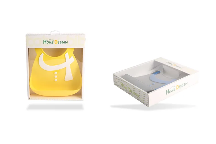 Пользовательские печати водонепроницаемый 6 месяцев силиконовые детские нагрудники с веревкой