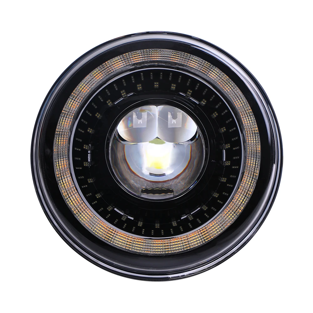 FARO LED Per Moto Harley Davidson 7'' Pollici OMOLOGATO Luce Bianca Potente 120w 6500k Pid44089