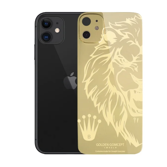 Fashion Golden Pmma Mobile Phone Skin Back Cover For Iphone 12 12 Pro 12 Pro Max 12 Mini Back Sticker Protective Film Buy Back Sticker Screen Protector Protective Film Back Cover Screen