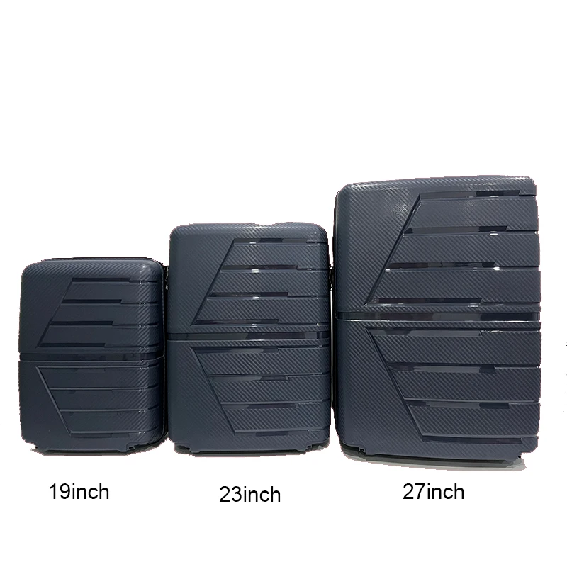 New Design 12 PCS SKD SEMI FINISHED Urban Business Travel Luggage Sets Luxury PP Suitcase Collection Factory Wholesale