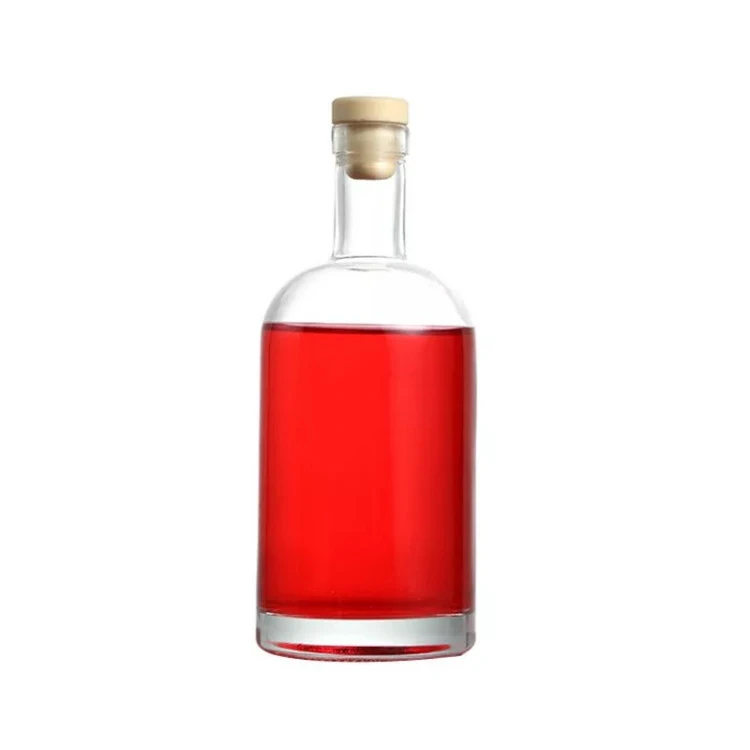 Super Flint 200ml 375ml 500ml 750ml 1000ml Vodka Spirit Glass Bottle for Liquor