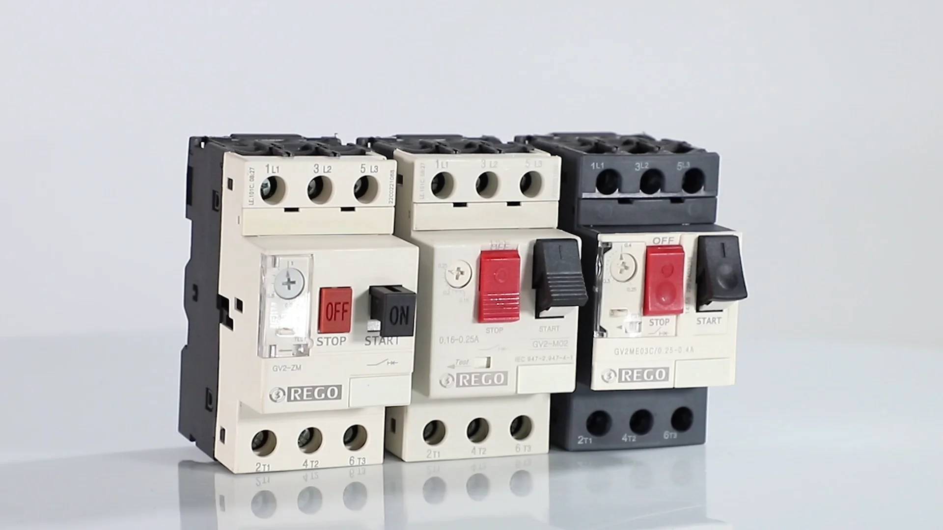 Rego Motor Protector Circuit Breaker Gv2m16 9a14a Mpcb 3p 3 Pole Three