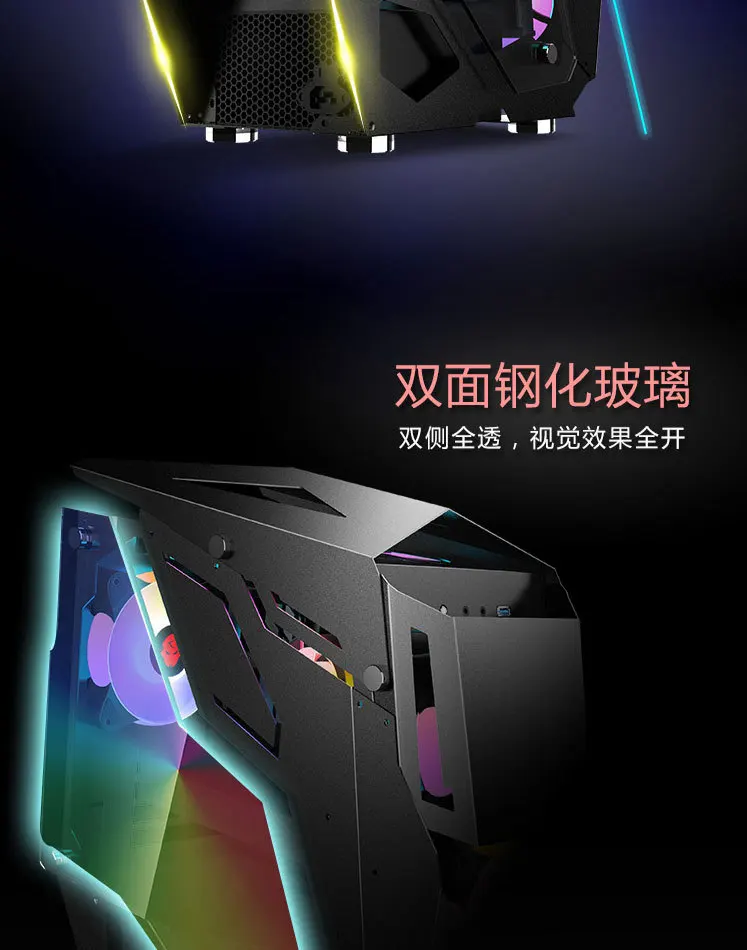 Leading brand Factory directly selling popular design computer case ATX case computer pc gaming 2022