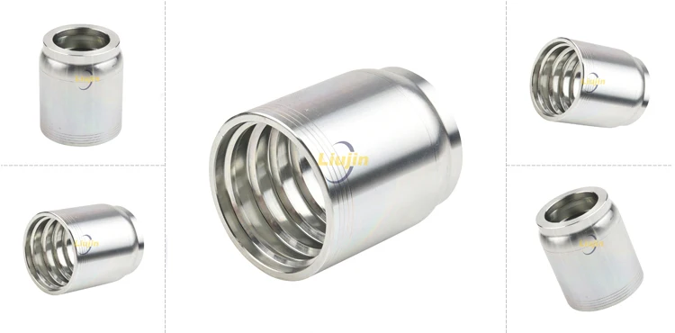 Hydraulic hose fitting part rubber hose hydraulic hose ferrule