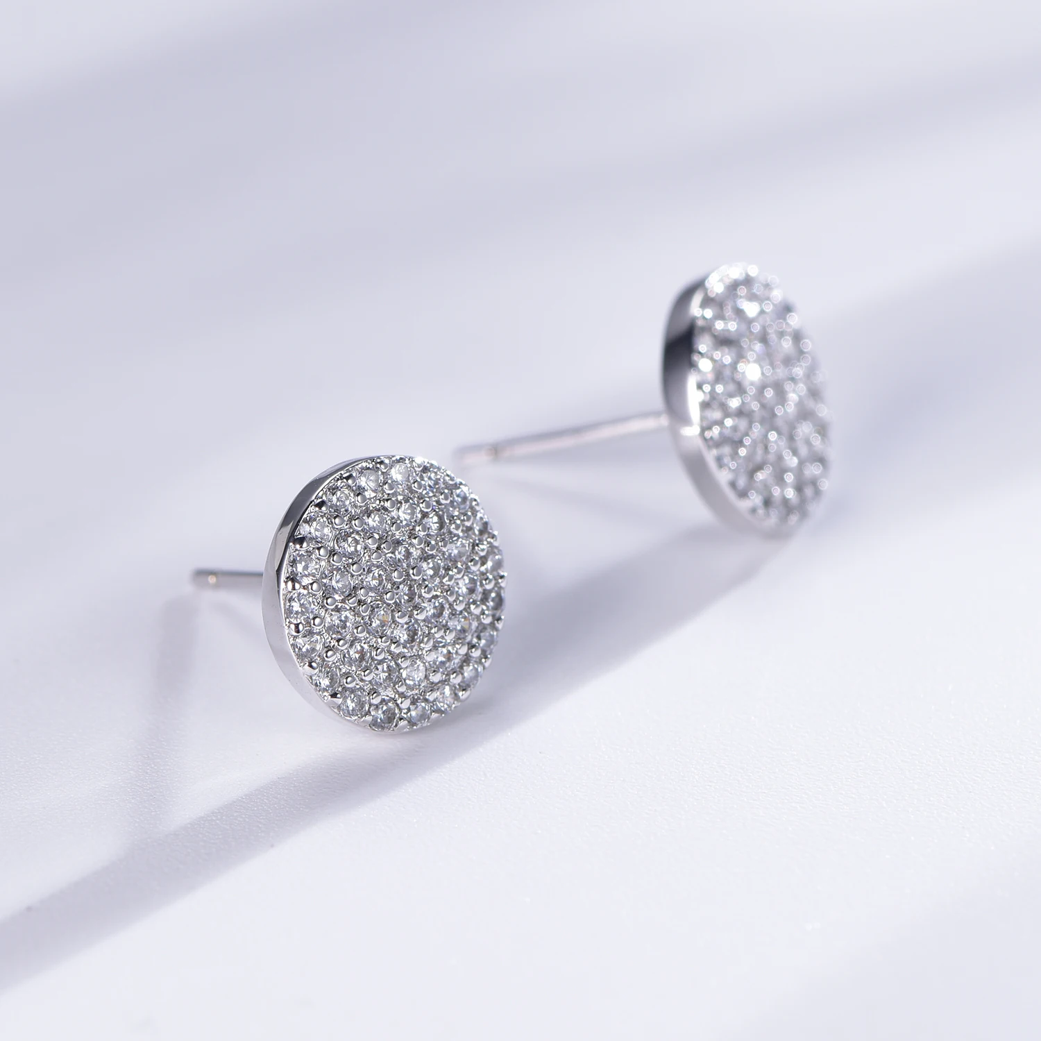 pave zircon birthstone stud earrings druzy stud earrings lab grown diamond stud earrings