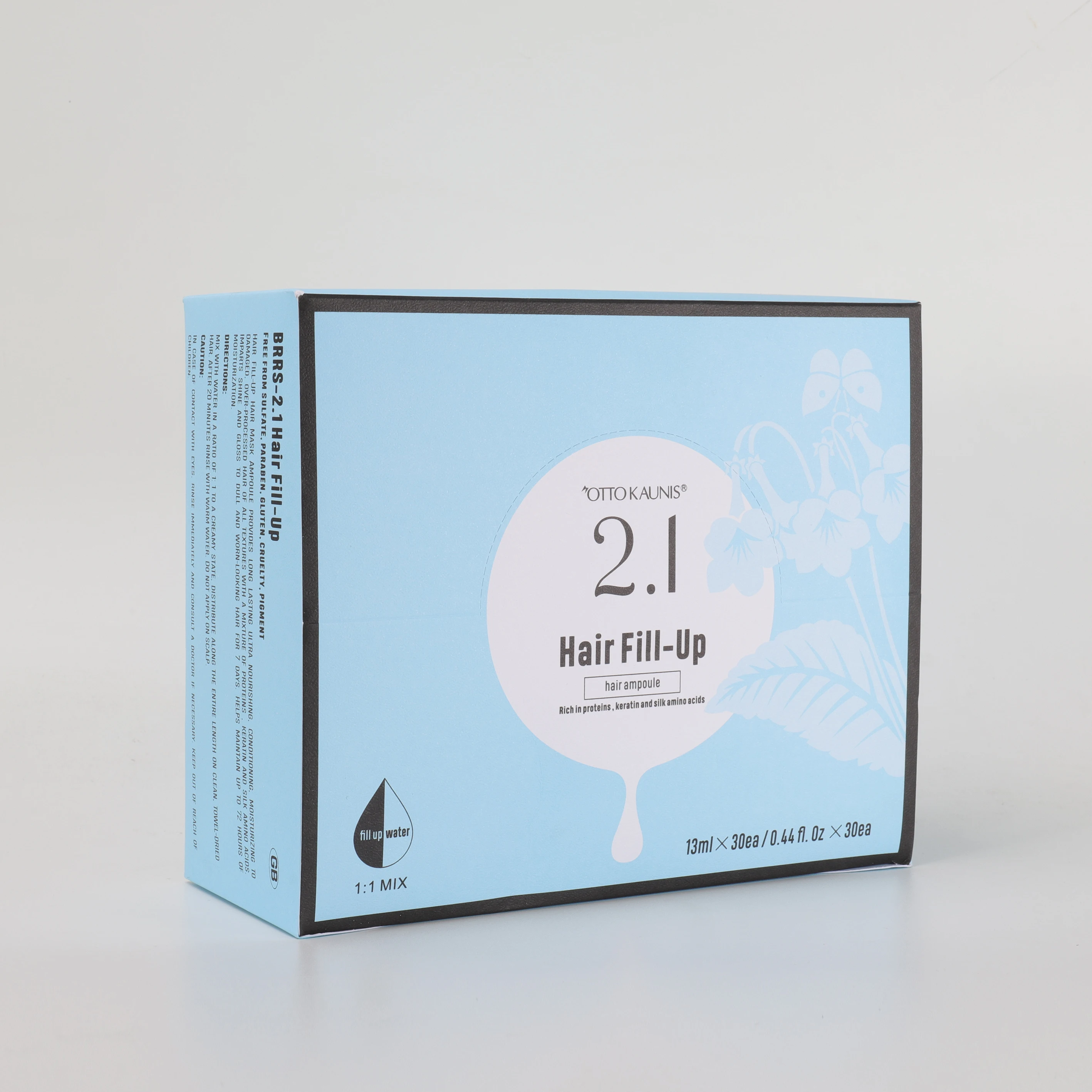 Новые продукты для ухода за волосами OTTO KAUNIS раствор для поврежденных волос протеиновый шелковистый наполнитель для волос ампульная обработка