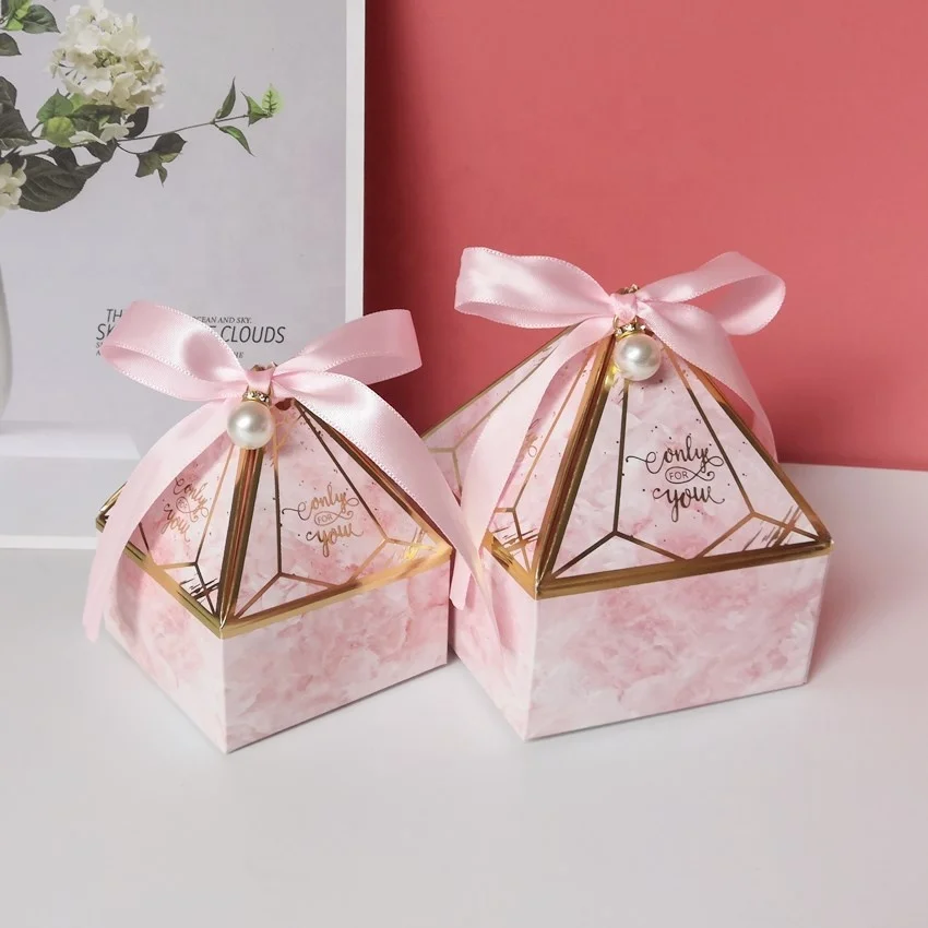 Exquisite Chocolate Series Small Paper Packaging Box Luxury Gift Box Wedding Gift Candy Box