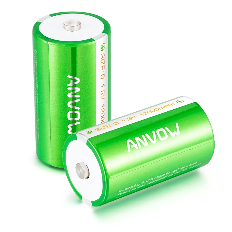 high cost-effective durable 1.5v 12000mwh rechargeable
