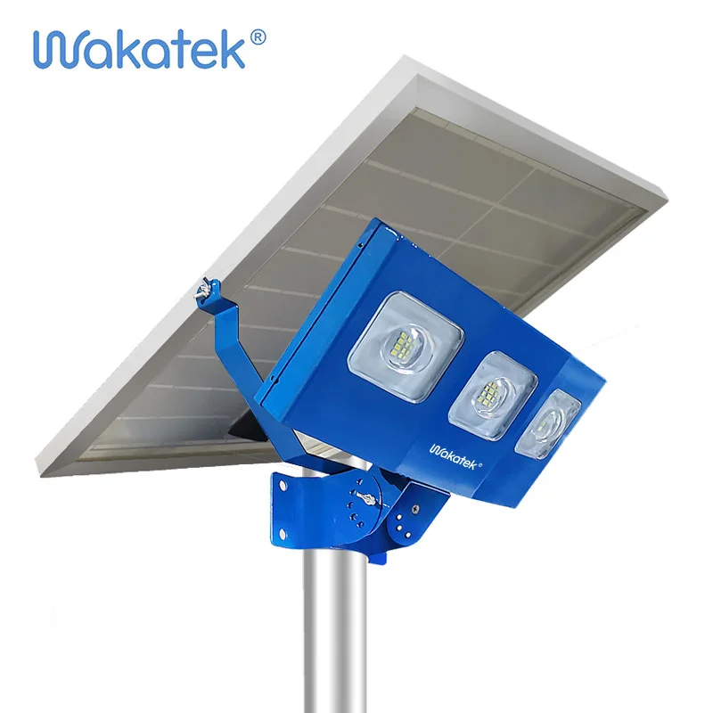 WAKATEK высокой яркости уличный заряд ip67 400 Вт 300 проектор Солнечный светодиодный