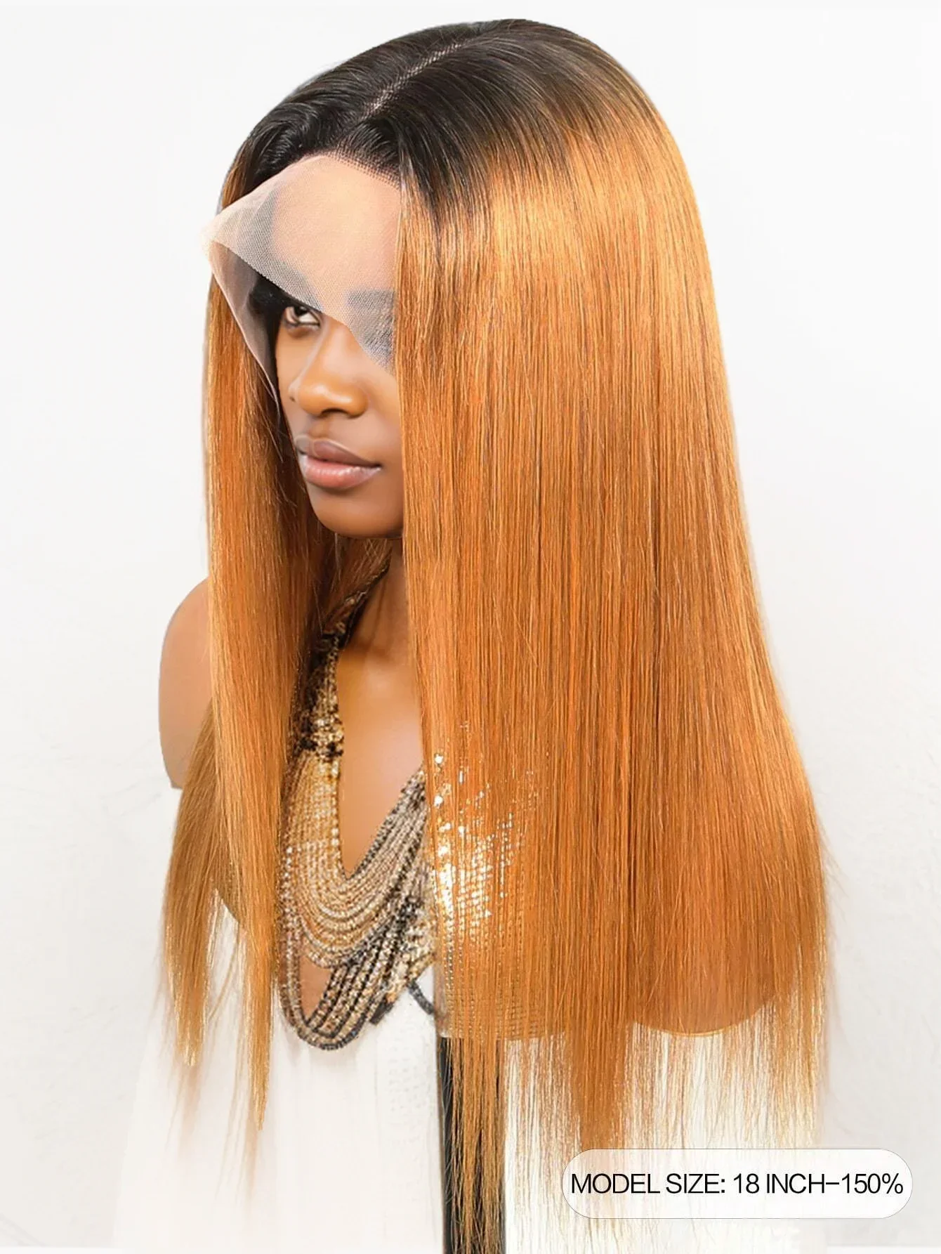 Perucas de cabelo humano liso T1B/30 coloridas 13X1 6x1 T Parte Lace Wig Peruca de renda frontal brasileira para mulheres Cabelo Remy_voghion.com