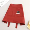 1-7005 Water-Repellent Half-Body Waistband - Red