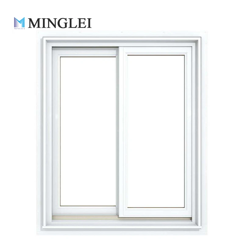 Minglei Factory Directly Supply Sliding Aluminum Windows Triple Glazed Hurricane Impact Windows