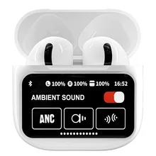 A11 Pro ENC Noise Cancelling Wireless Earphones 0.06s Low Latency Smart Touch Screen Earbuds with Convenient Lanyard