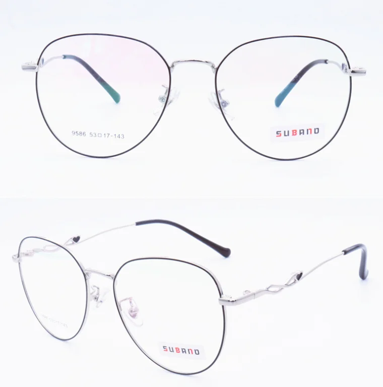 Wholesale Luxury Trendy Mixed Order High Quality Retro Round Optical Frame Fashion Metal Frame