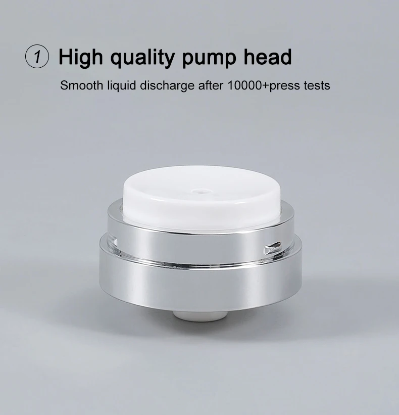 Airless pump face cream jar