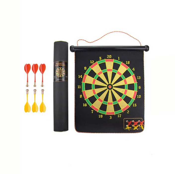 
15 Inch Home Game Safe Magnetic Dart Board Toy Set 