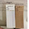 C Kraft paper, with holes