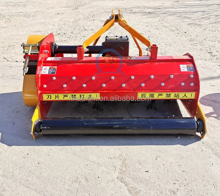 Tractor Excavator Rotary Flail Mower With Side Shaft /3point Flail