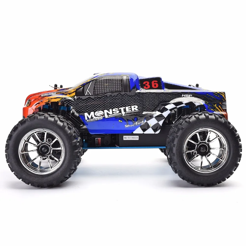 HSP RC Truck 1:10 Two Speed Off Road Monster Truck Gas Gas Power Hobby Car  94108 4wd High Speed Hobby Remote Control Car