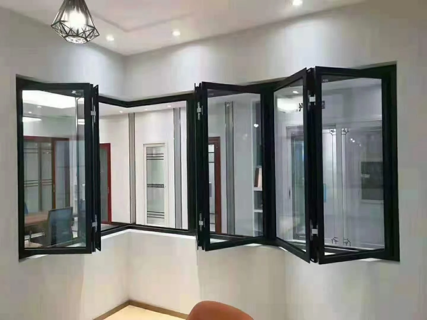 product minglei window for canadausa market customized style and size powder coated balcony folding bifold windows-65