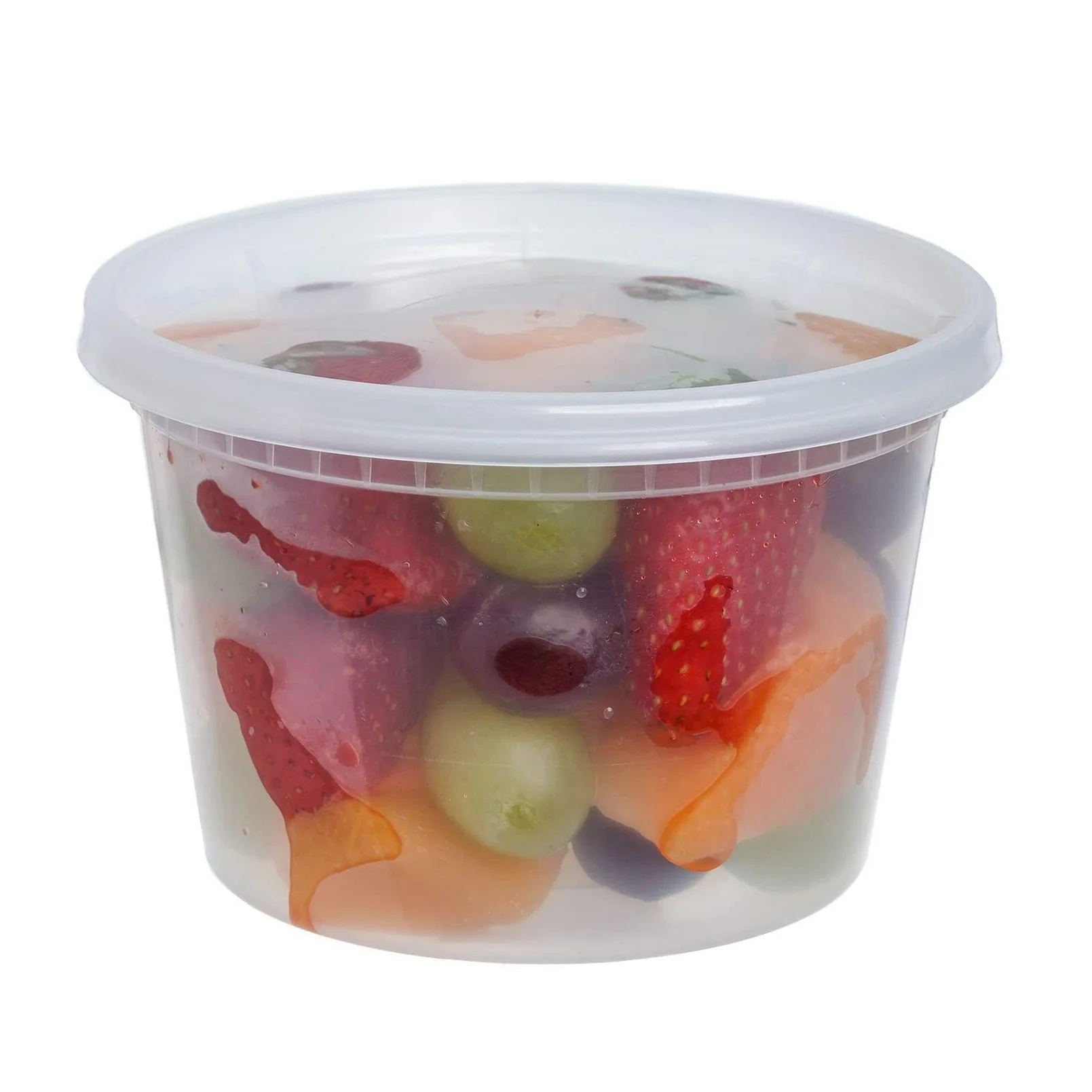 Combo Pack 8oz Plastic Deli Food Storage Containers with Airtight