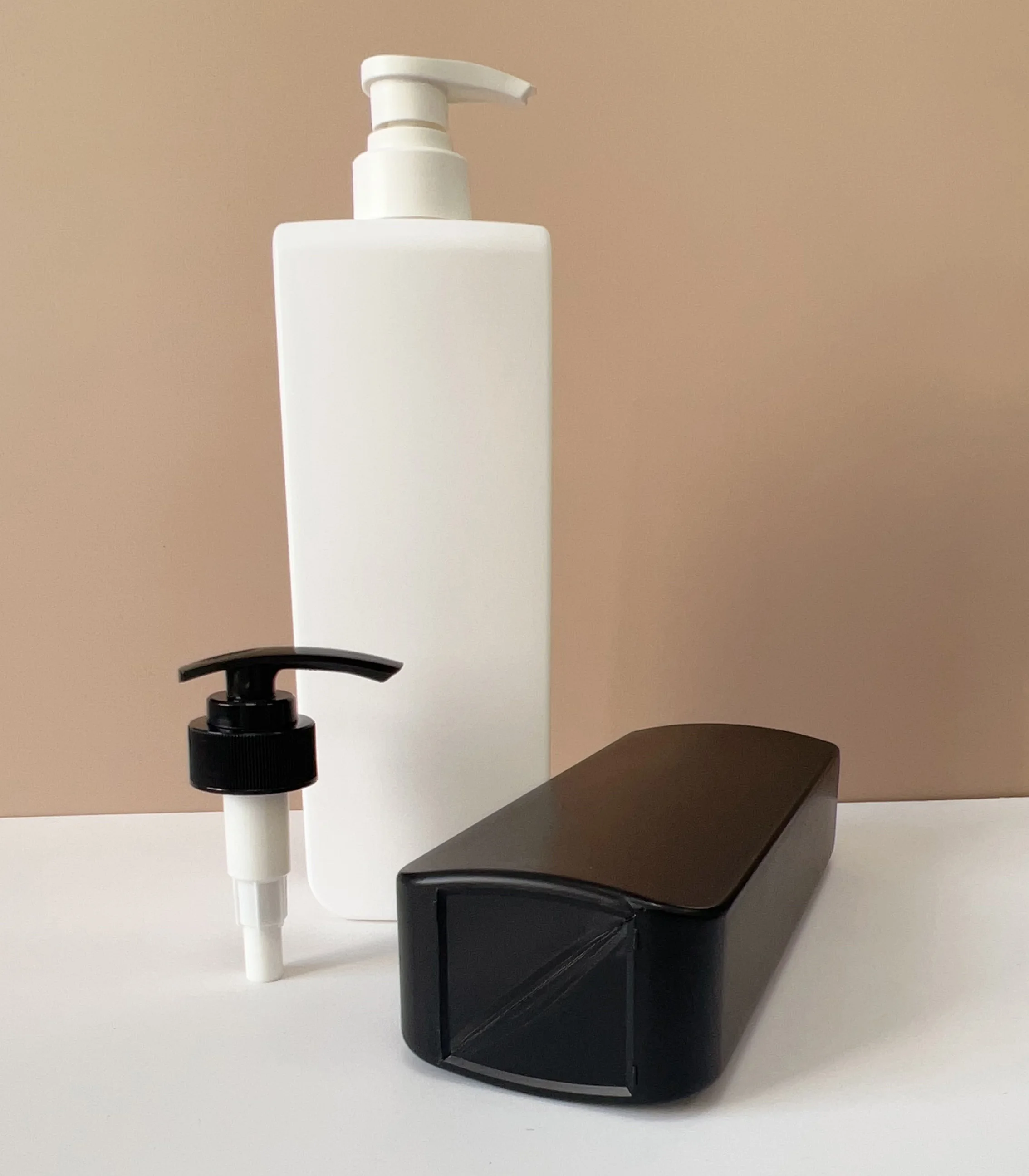 Factories Supply Large Capacity 830ml Hdpe Hand Sanitizer Shower Gel Shampoo Plastic Bottle