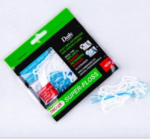 Daily Care Factory Direct Home Use Super Floss for Orthodontic Deep Cleaning Super Thick Floss for Brace Implant Bridge