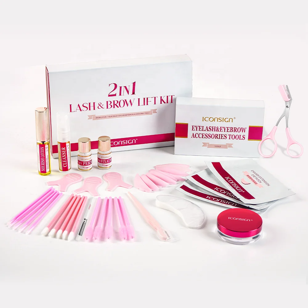 Iconsign Eyelash Perming Brow Lamination Kit Professional Lash Lifting Eyelashes Glue Balm Lash