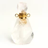 clear quartz+chain