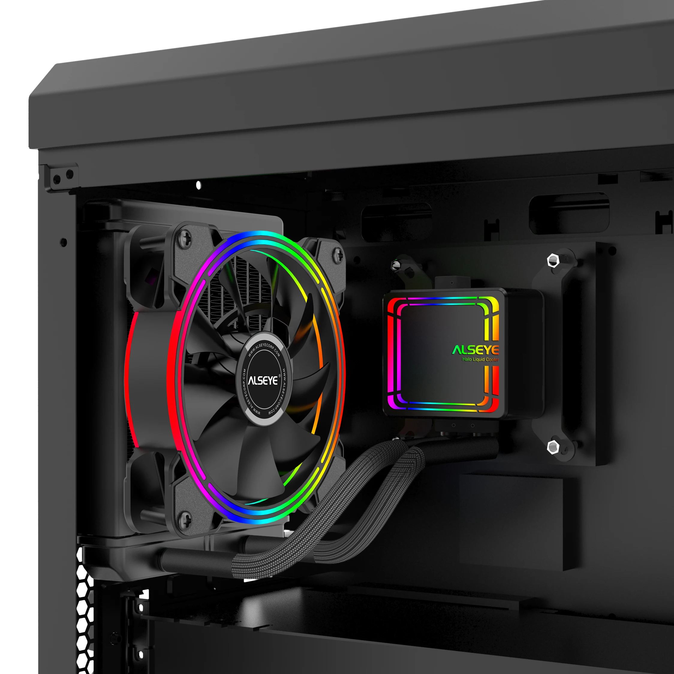 ALSEYE Computer Liquid Cooling and Cpu Cooler Water with Rgb AIO Water Cooling