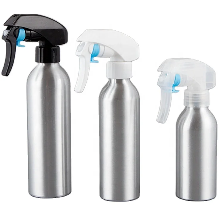 custom 50ml 80ml 100ml 200ml 500 ml aerosol room cosmetic perfume mini hair oil sprayer bottles aluminum spray bottle with pump