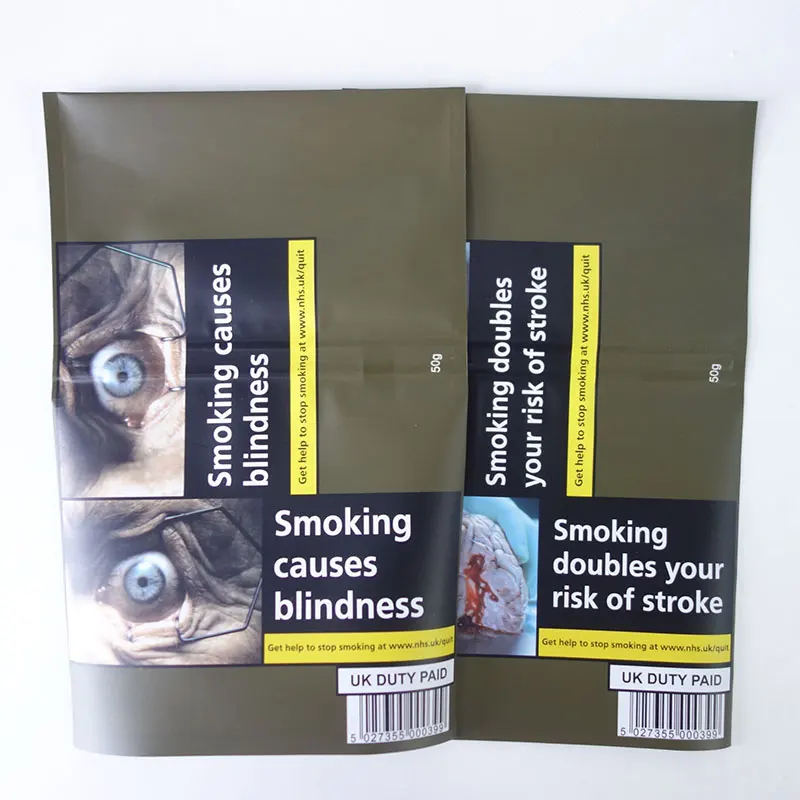 tobacco golden leaf Golden Leaf 50g 30g 25g Hand Rolling Tobacco Pouch Smoking Tobacco Pouch  Smoking Packaging Bag Tobacco Wrap