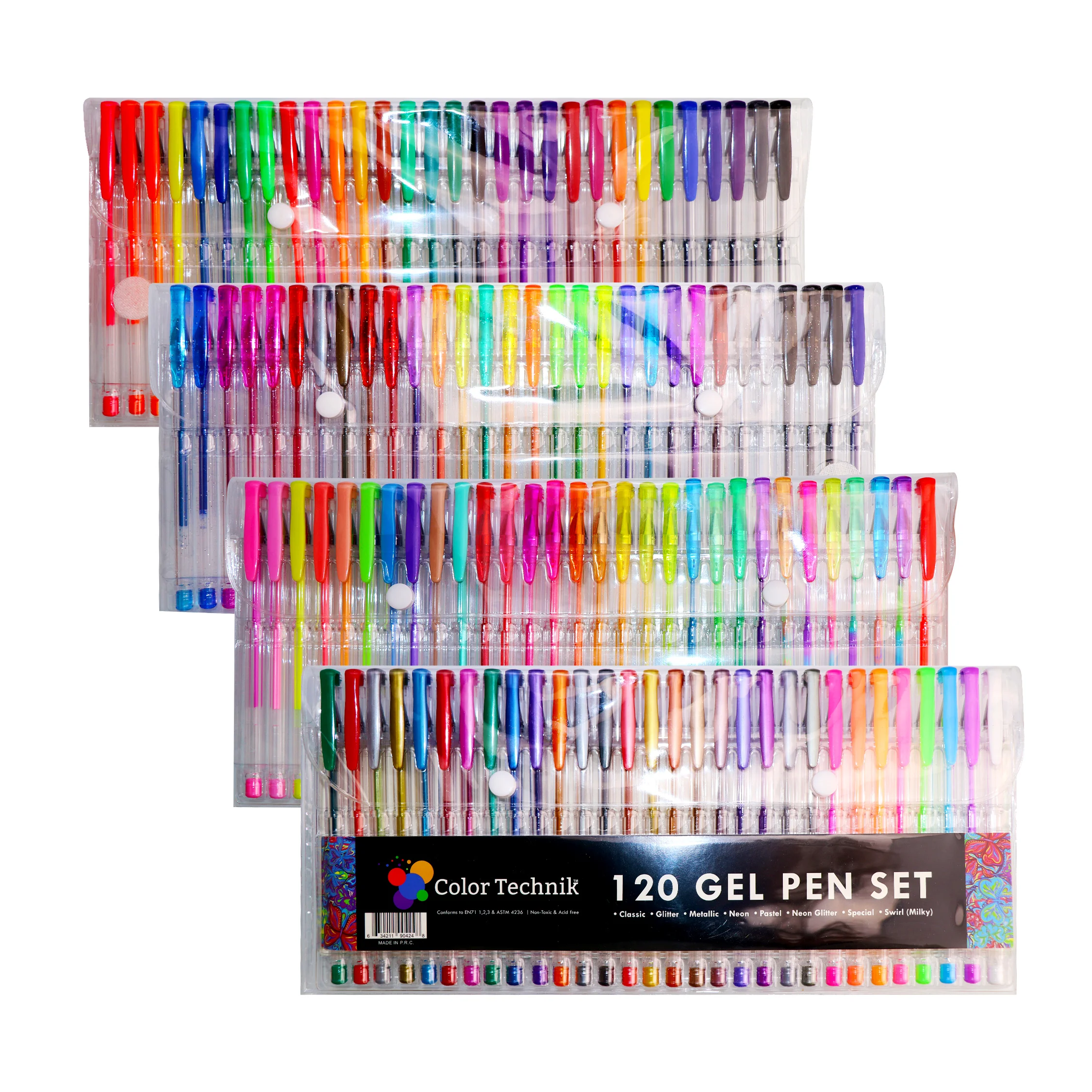 120 Color Gel Pen Set