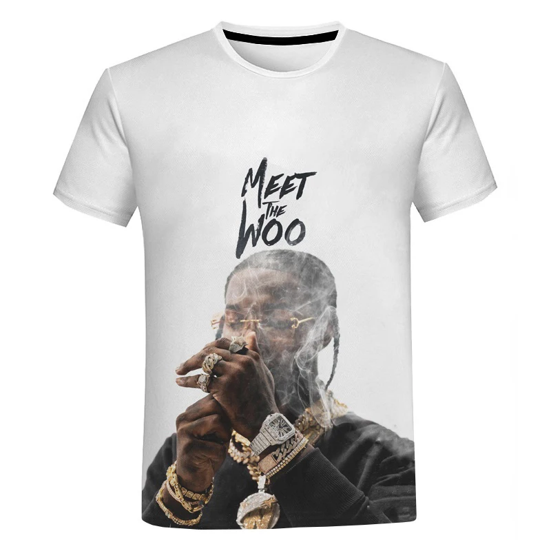 POP SMOKE Tシャツ Mサイズ ホワイト Bershka boxy fit pop smoke t-shirt in white | ASOS