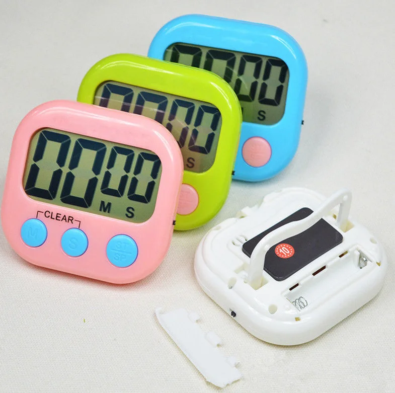 EMAF Promotion Time Reminder Magnetic Electronic Digital Kitchen Cooking Cute Countdown Alarm Timer Kids Portable Study Timer